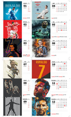 FOOTALL MAN Premium Table Desk Calendar