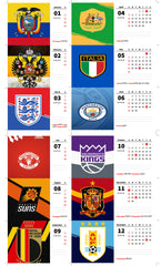 Football team Premium Table Desk Calendar