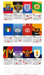 Football team Premium Table Desk Calendar