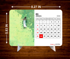 Forest Dreams Premium Table Desk Calendar