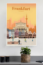 Frankfurt Germany Poster | CIty Posters