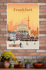 Frankfurt Germany Poster | CIty Posters
