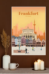 Frankfurt Germany Poster | CIty Posters