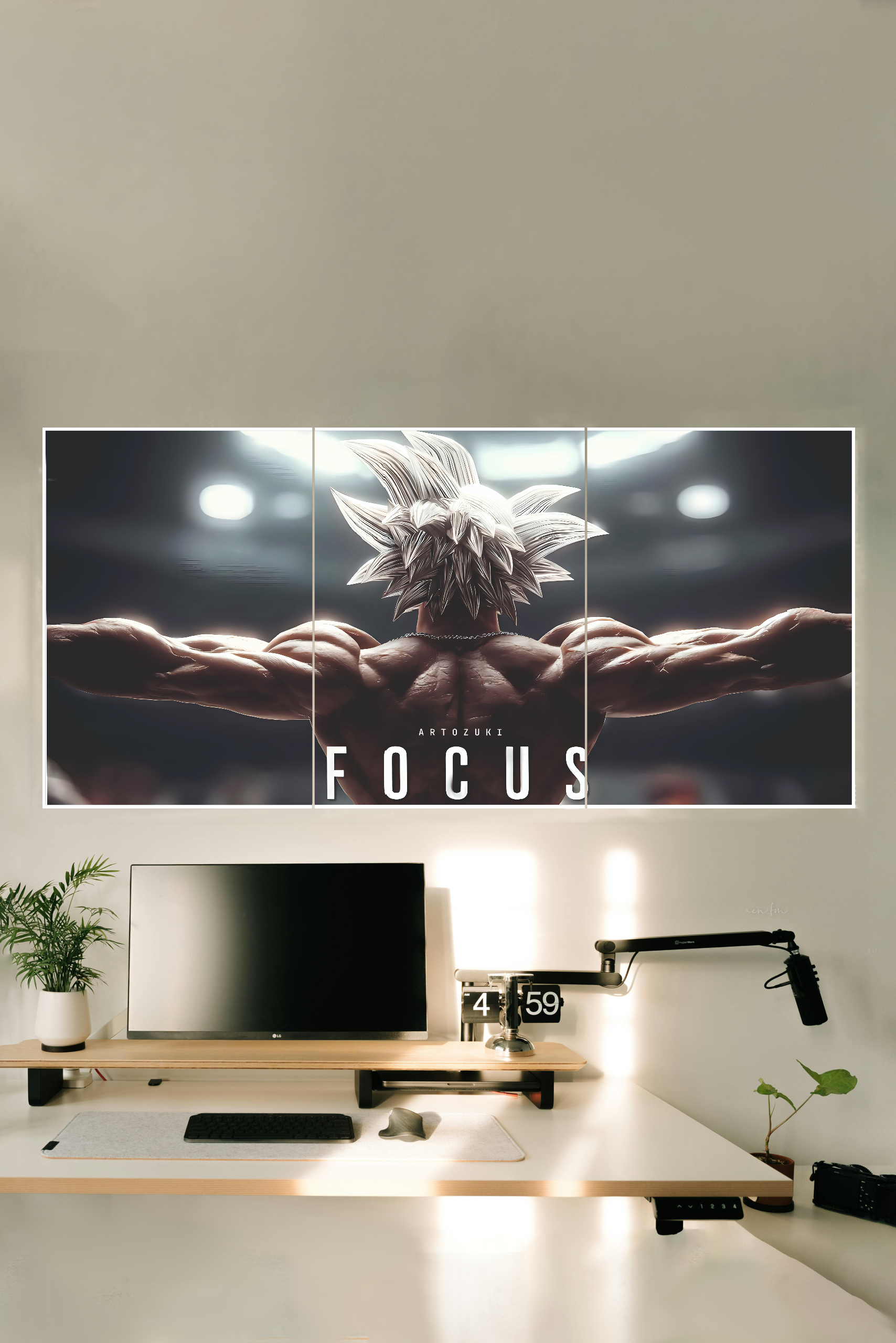 GOKU DRAGON BALL Focus Poster 3 Split Poster