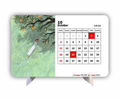 GO NATURE Premium Table Desk Calendar