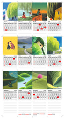GREEN Valley Premium Table Desk Calendar