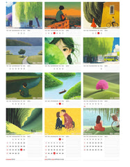 GREEN Valley Premium Table Desk Calendar