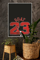 Goat 23 Poster | Gym and Motivational Quotes Posters