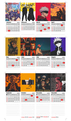 Gojo and Yuji Premium Table Desk Calendar