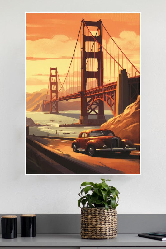 Golden Gate Bridge Poster | CIty Posters