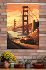 Golden Gate Bridge Poster | CIty Posters