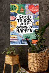 Good Things Poster | Gym and Motivational Quotes Posters