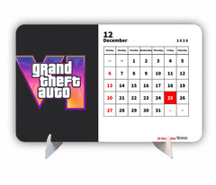 Grand Theft Auto Premium Table Desk Calendar