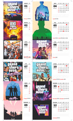 Grand Theft Auto Premium Table Desk Calendar