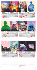 Grand Theft Auto Premium Table Desk Calendar