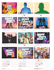 Grand Theft Auto Premium Table Desk Calendar