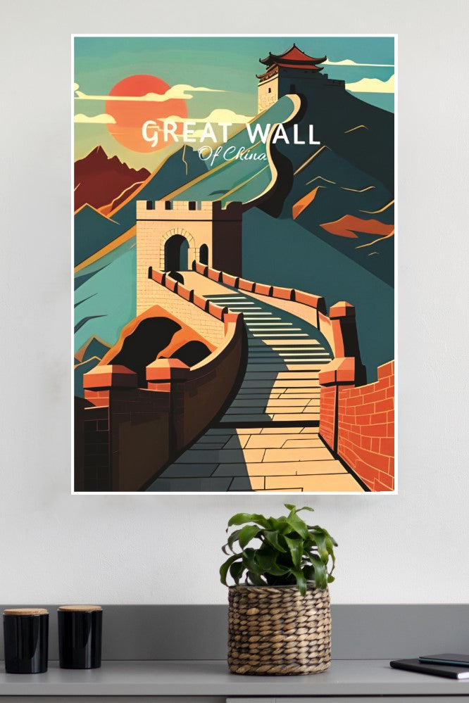 Great Wall of China Poster | City Posters