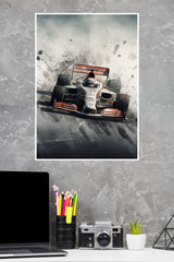 Great Britain Silverstone Formula F1 Car Poster | Formula 1 Posters