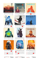 GAME Premium Table Desk Calendar