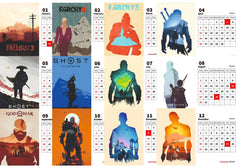 GAME Premium Table Desk Calendar