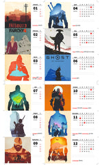 HUNTING Premium Table Desk Calendar