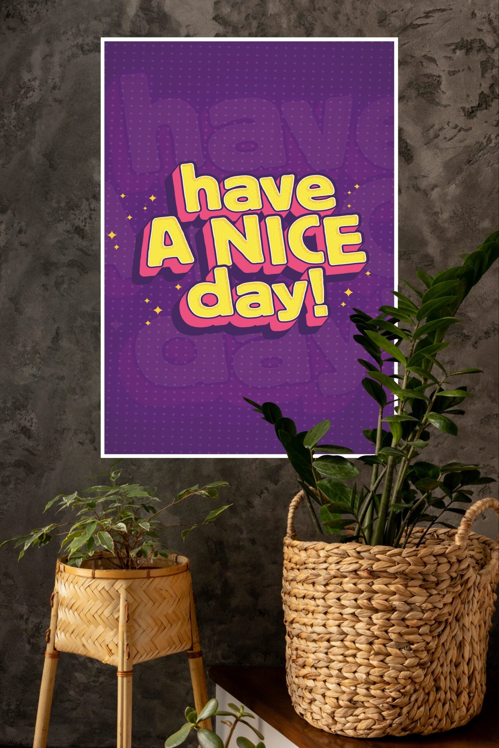 Have a Nice Day Poster | Gym and Motivational Quotes Posters