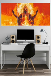 Hindu deity Agni Poster 3 Split Poster