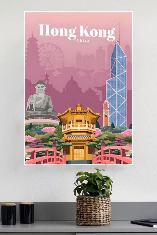 Hong Kong Poster | CIty Posters