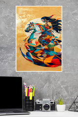 Horse Racing illustrations Poster | Art Posters
