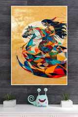 Horse Racing illustrations Poster | Art Posters