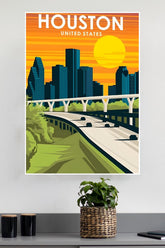 Houstion Poster | CIty Posters