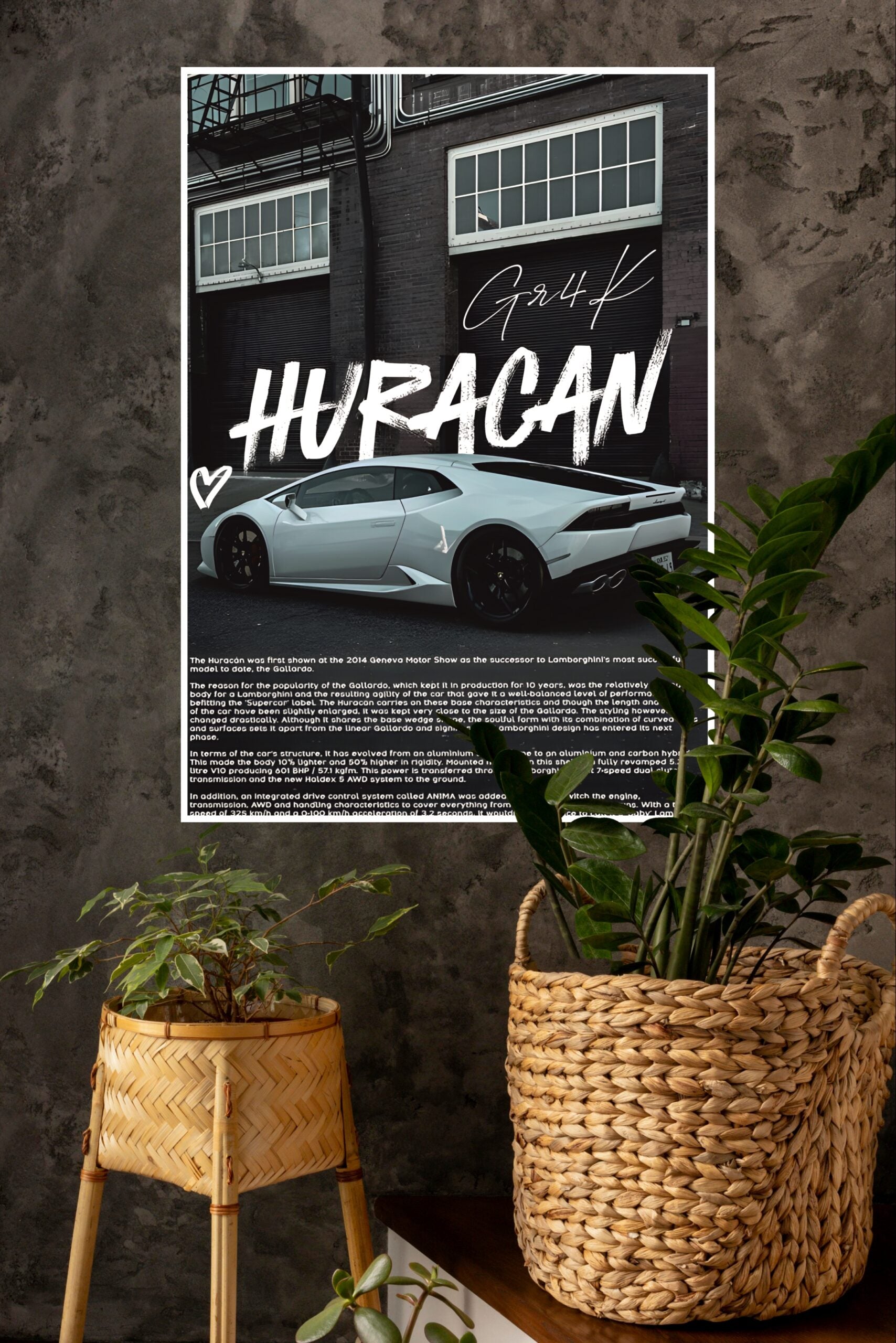 Huracan Poster | Cars Posters