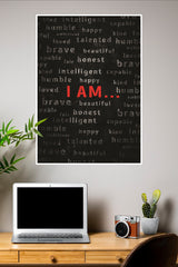 I am Poster | Gym and Motivational Quotes Posters