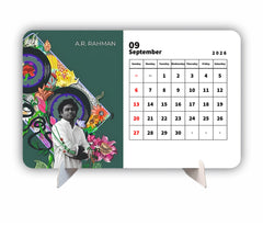 INDIAN POP Singers Premium Table Desk Calendar