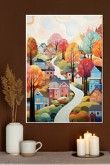 Illustrating a CIty Bursting wIth Colors Poster | CIty Posters