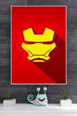 Iron Man Mask Movie Poster | Marvel Poster | Superhero Posters