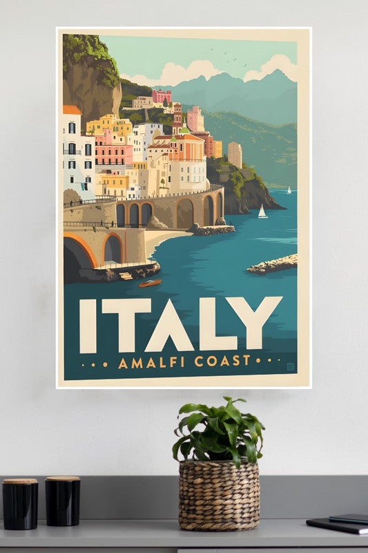 Italy Amalfi Coast Poster | CIty Posters