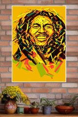 Jamaican Singer Musician Mad Masters Bob Marley Poster | Music Posters