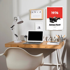 James Hunt Poster | formula 1 Posters | Car Posters