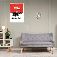 James Hunt Poster | formula 1 Posters | Car Posters