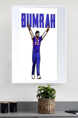 Jasprit Bumrah the Best Bowler Poster | Cricketers Posters | Sports Poster