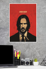 John Wick in Black Movie Poster | Hollywood Posters