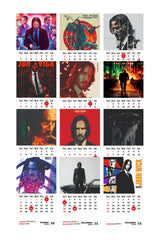 John Wick Premium Table Desk Calendar