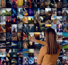 Journey of Life Wall Collage Kit - A4 Size Wall Posters Set