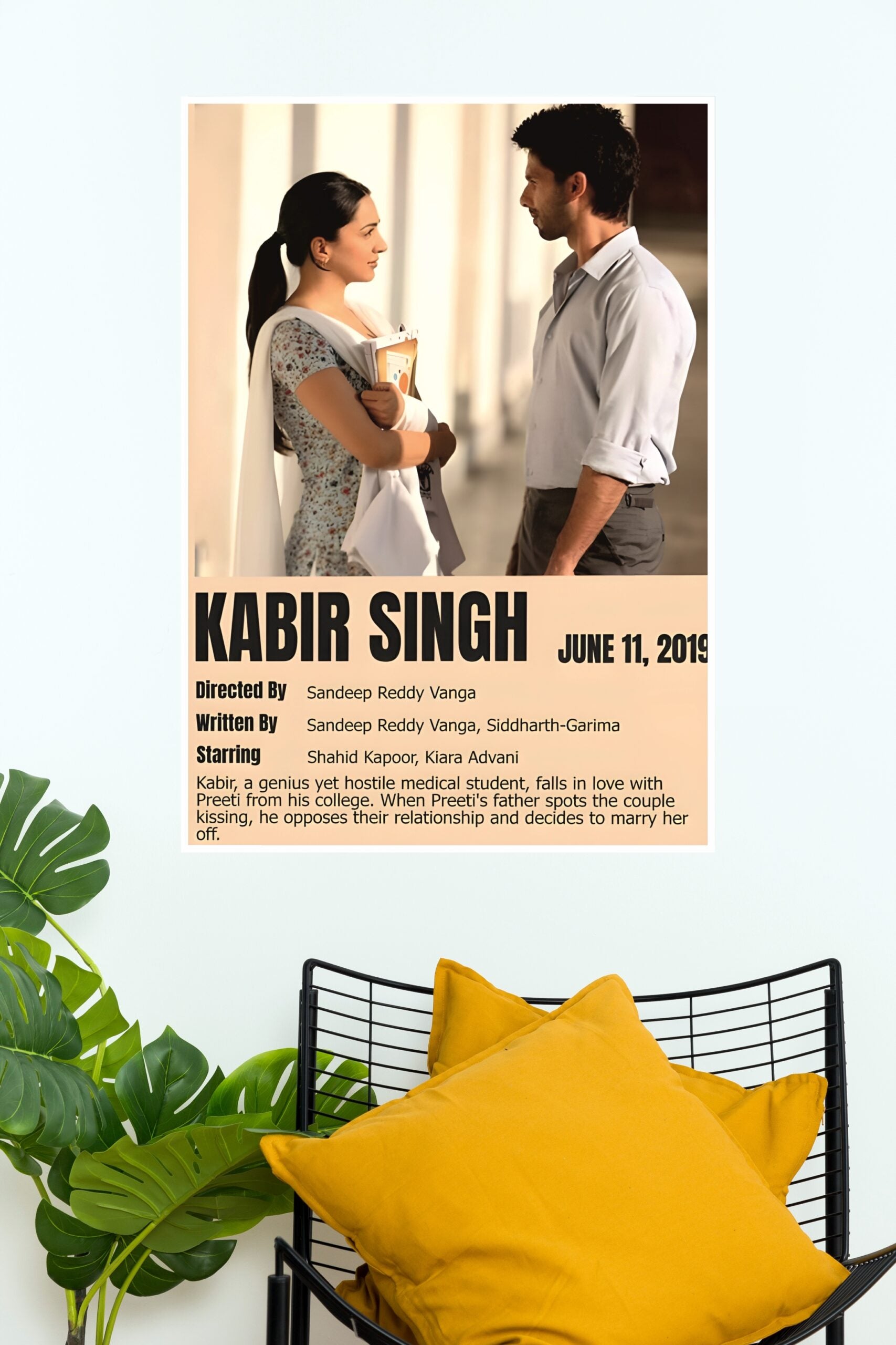 Kabir Singh Angry Man Movie Poster | Bollywood Posters