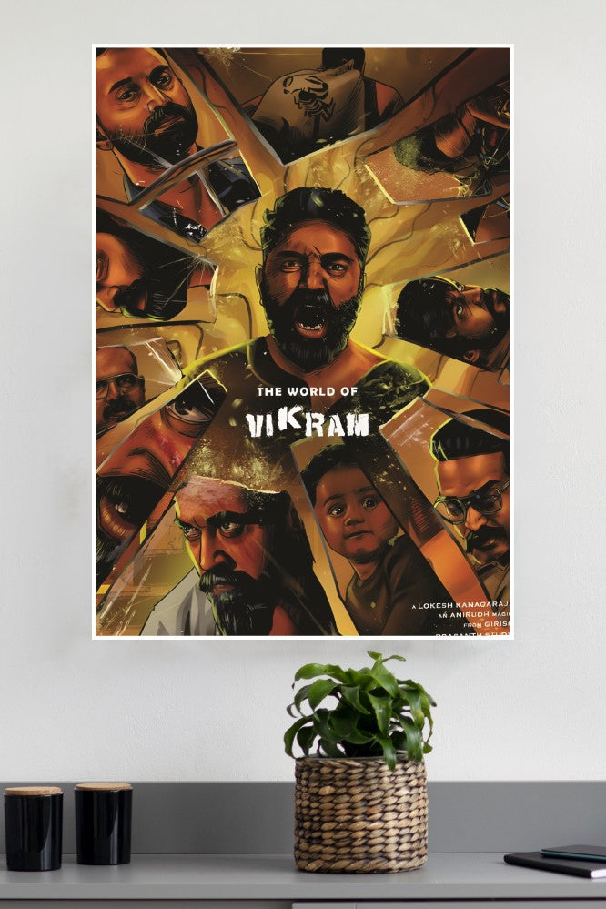 Kamal Haasan Vikram Movie Poster | Tollywood Posters