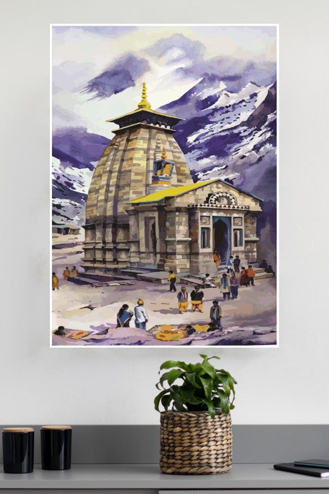 Kedarnath Temple Poster | God Posters