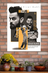 King of Cricket Virat Kohli Poster | Cricketers Posters | Sports Poster