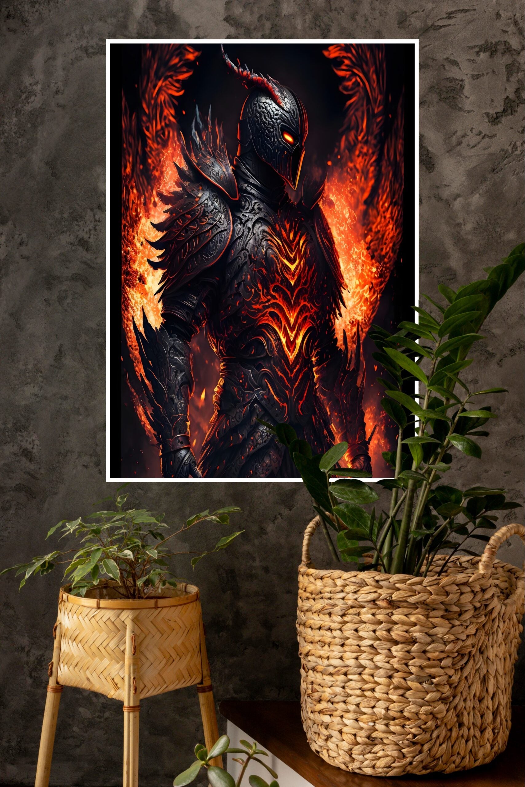 Knight of Flame POster | Darkness Posters