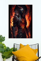 Knight of Flame POster | Darkness Posters